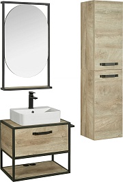 Акватон Тумба под раковину Лофт Фабрик 65 дуб эндгрейн – фотография-7